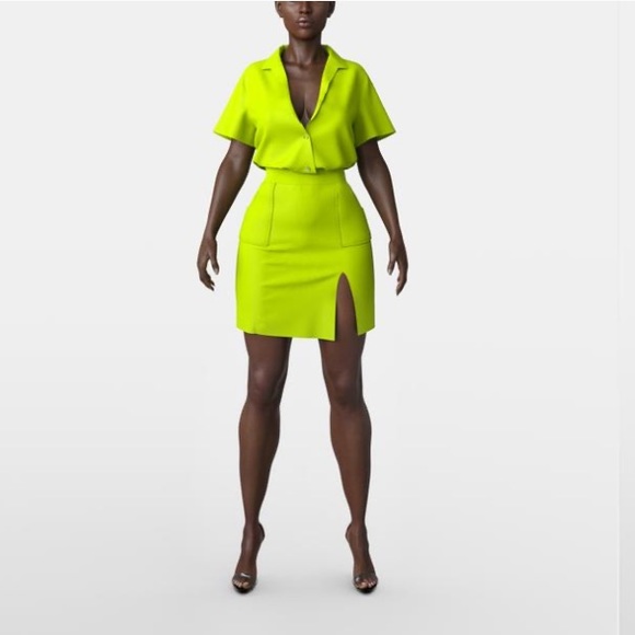 Two piece top and skirt set never worn! - Picture 1 of 3